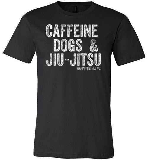 Caffeine Dogs & Jiu-Jitsu Unisex T-Shirt