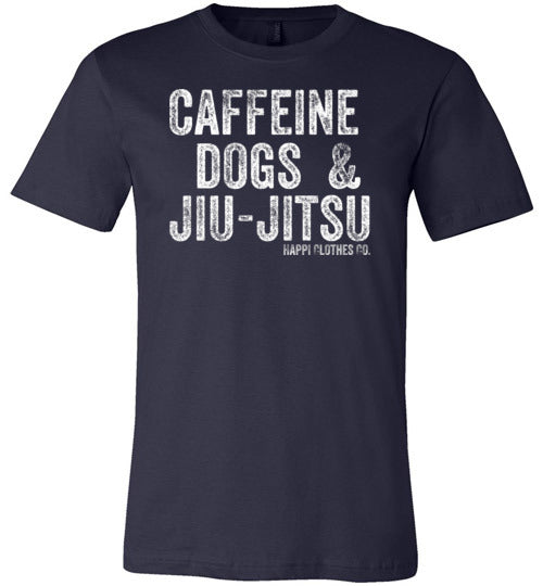 Caffeine Dogs & Jiu-Jitsu Unisex T-Shirt