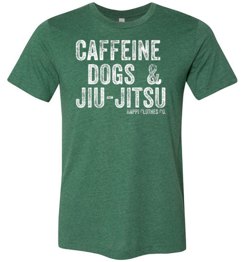 Caffeine Dogs & Jiu-Jitsu Unisex T-Shirt