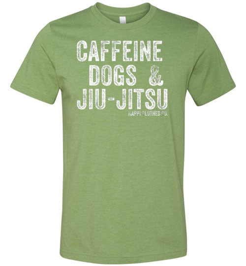 Caffeine Dogs & Jiu-Jitsu Unisex T-Shirt