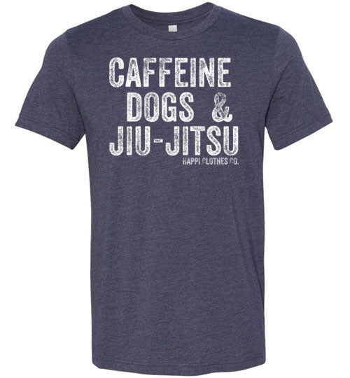 Caffeine Dogs & Jiu-Jitsu Unisex T-Shirt