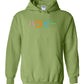 Multicolor Happy Hoodie