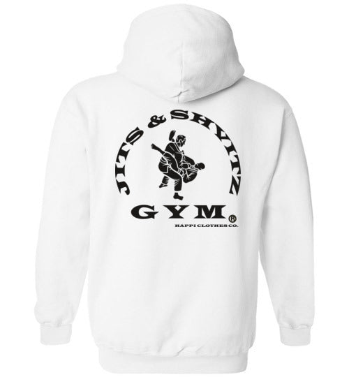 Jits & Shvitz Gym Jiu-Jitsu Pullover Hoodie Unisex Happi Clothes Co.