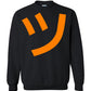 Happy Crewneck Sweatshirt Large Smile Front