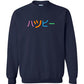 Multicolor Happy Crewneck Sweatshirt