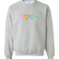 Multicolor Happy Crewneck Sweatshirt