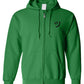 Jits & Shvitz Gym Jiu-Jitsu Zip Hoodie Unisex Happi Clothes Co.