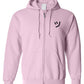 Jits & Shvitz Gym Jiu-Jitsu Zip Hoodie Unisex Happi Clothes Co.