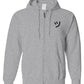 Jits & Shvitz Gym Jiu-Jitsu Zip Hoodie Unisex Happi Clothes Co.