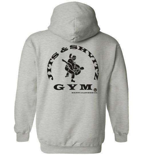 Jits & Shvitz Gym Jiu-Jitsu Pullover Hoodie Unisex Happi Clothes Co.