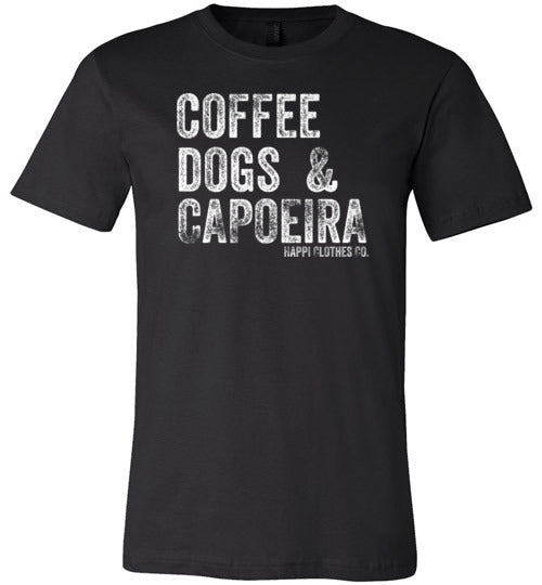 Coffee Dogs & Capoeira Unisex T-Shirt Happi Clothes Co.